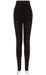 Necessary Evil Carmenta High Waisted Lace Up Leggings